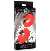 FURRY HANDCUFFS - RED